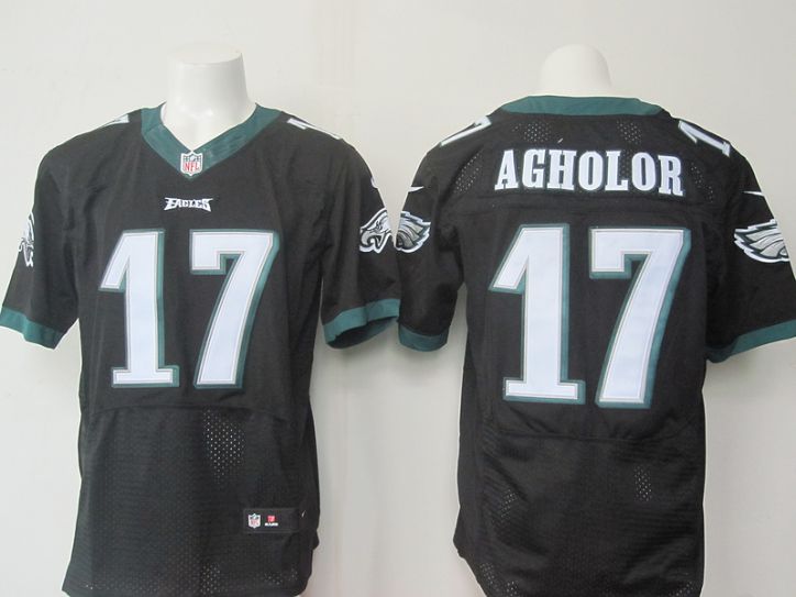 NFL Philadelphia Eagles #17 Agholor Black nike elite jersey->->NFL Jersey